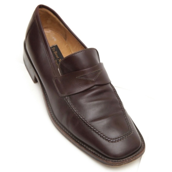 TO BOOT NEW YORK Men\'s Brown Leather Loafer 8 M main image 7